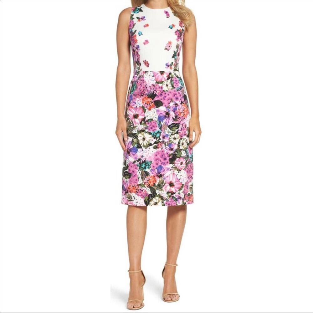 💐Maggy London flower dress💐 size 8